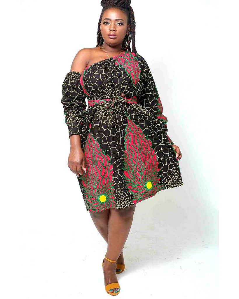 African Print Jiro Dress