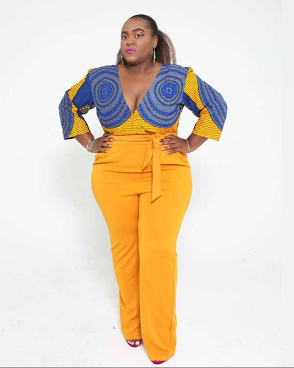 African Print Omote Jumpsuit