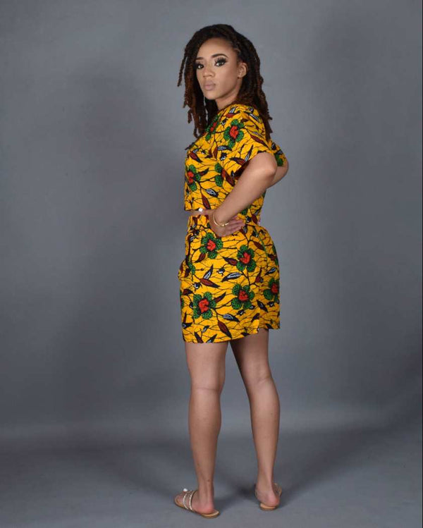 African Print  Simi Two-Piece Set