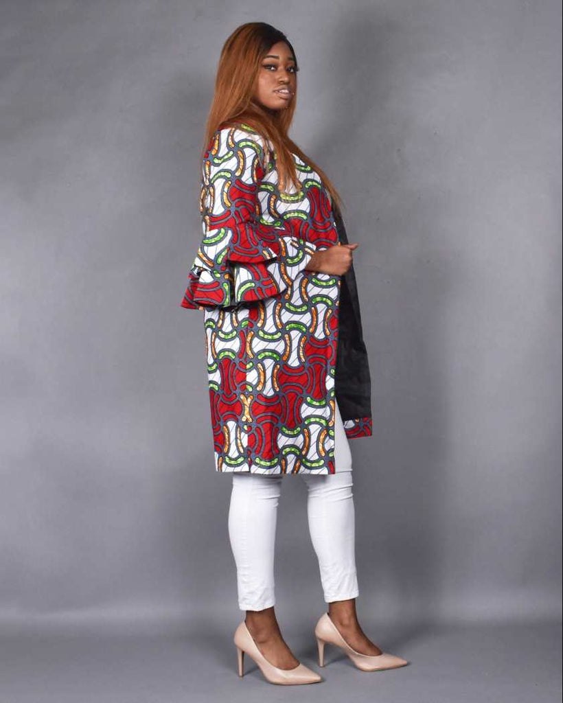 Awele African print Kimono