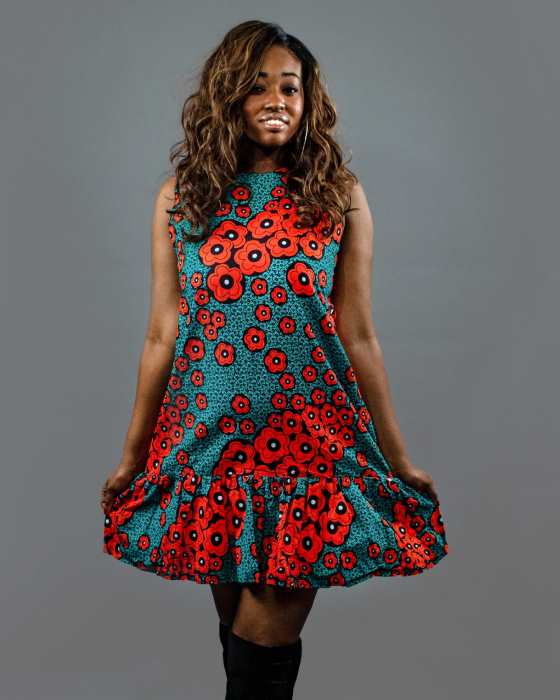 African Print Amaka Dress