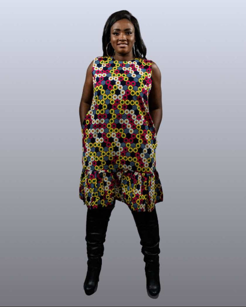 African Print Chisom Dress