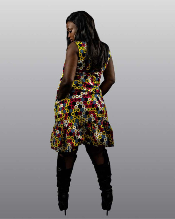 African Print Chisom Dress