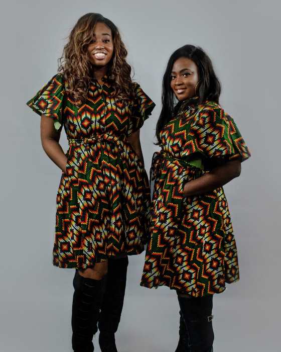 African Print Zenne Dress