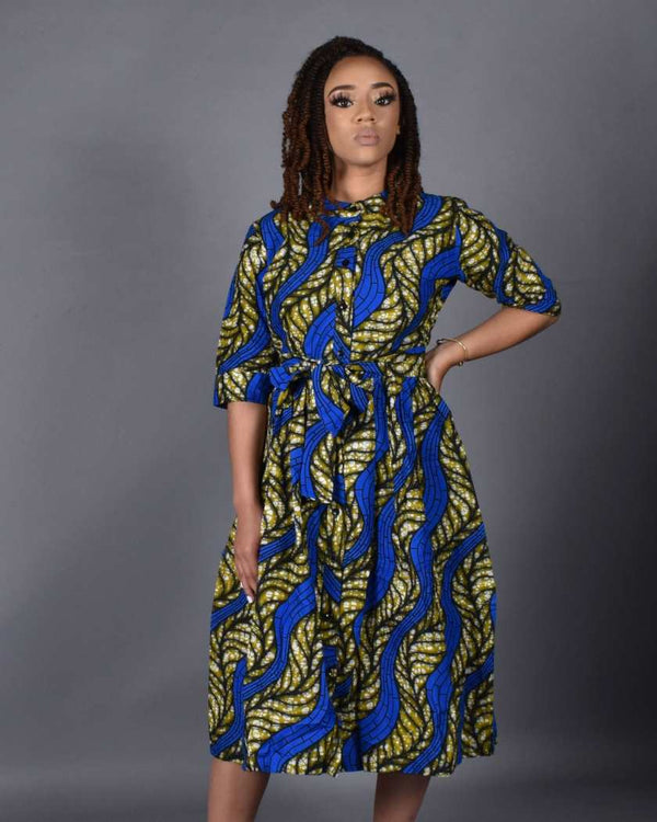 Oreke African Print Dress