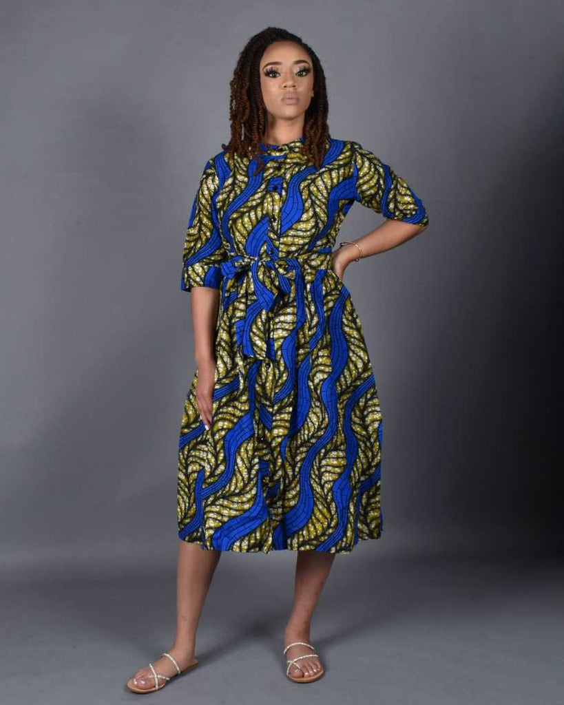 Oreke African Print Dress