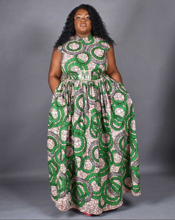 Pemisire African Print Dress