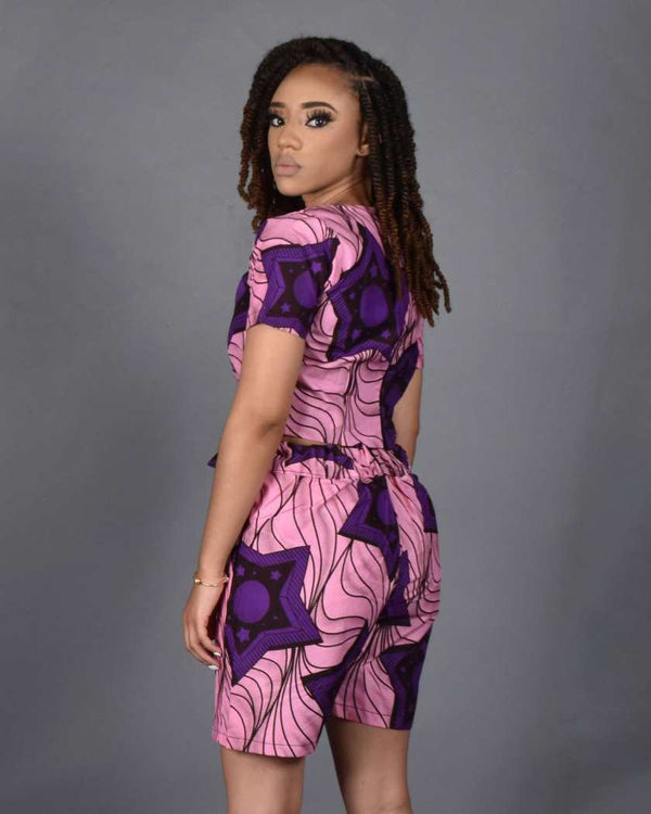 African print Teminikan two-piece set